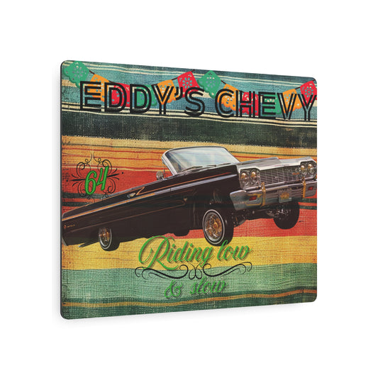 PERSONALIZED MEXICAN THEME METAL CAR WALL SIGN