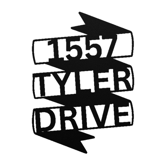 DECO_RIBBON_ADDRESS_METAL_SIGN_Black_Transparent_Mockup.png
