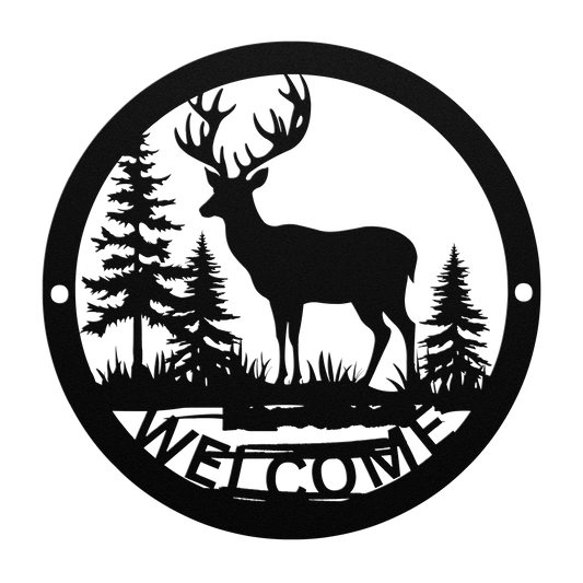 DEER_WELCOME_METAL_SIGN_Black_Transparent_Mockup.png