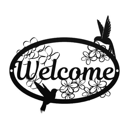 HUMMINGBIRDS_WELCOME_METAL_SIGN_Black_Transparent_Mockup.png